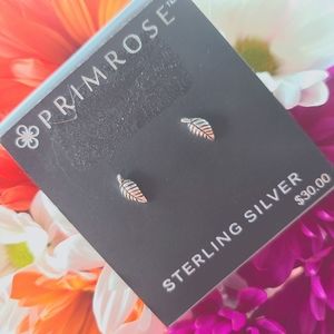 Sterling Silver Leaf 🍃 post Earrings